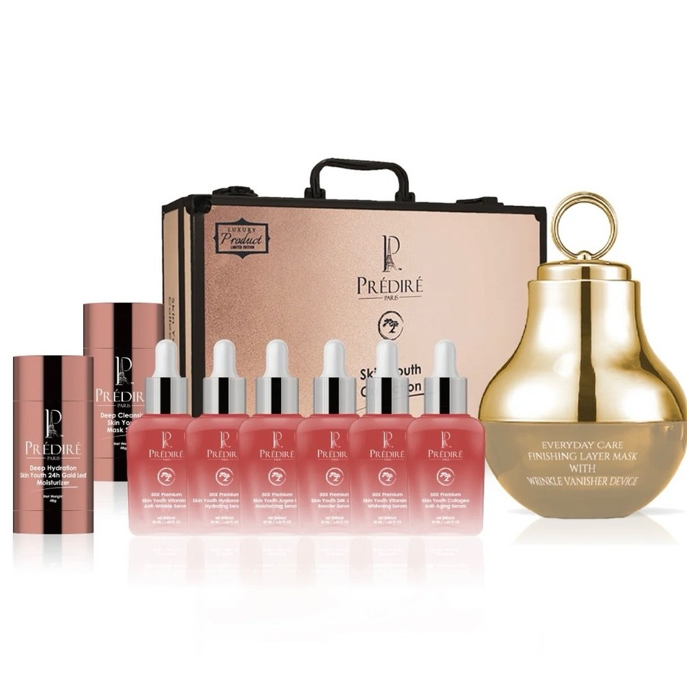 Predire Paris Gold and Pink Moisturizer Collection
